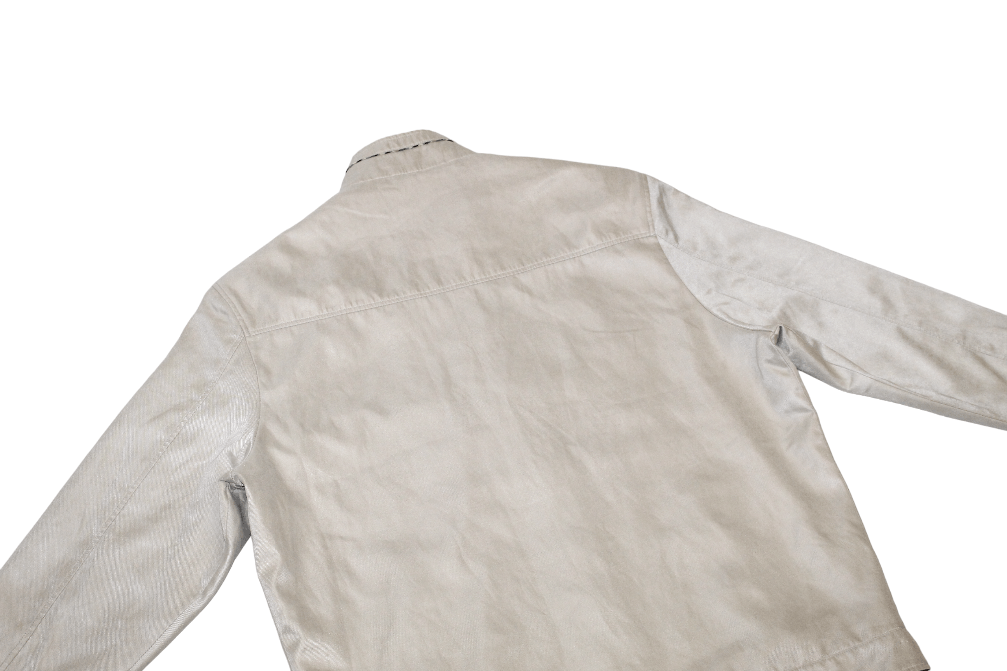 Aquascutum 🔥 Aquascutum Signatured Satin Cotton Casual Jacket Size US XL / EU 56 / 4 - 12 Thumbnail