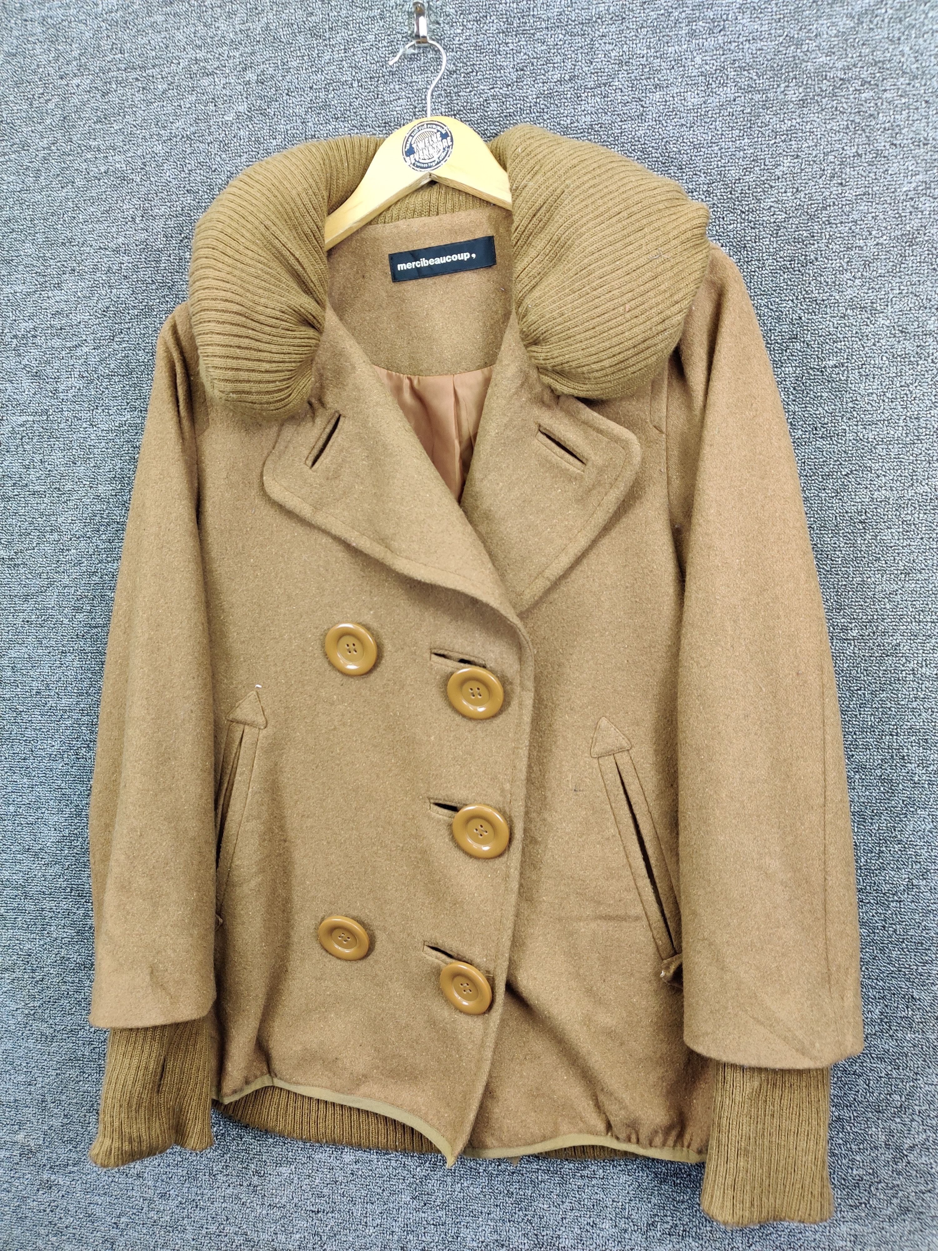 mercibeaucoup Vintage Mercibeaucoup Issey Miyake Soft Wool Jacket Size US M / EU 48-50 / 2 - 2 Thumbnail