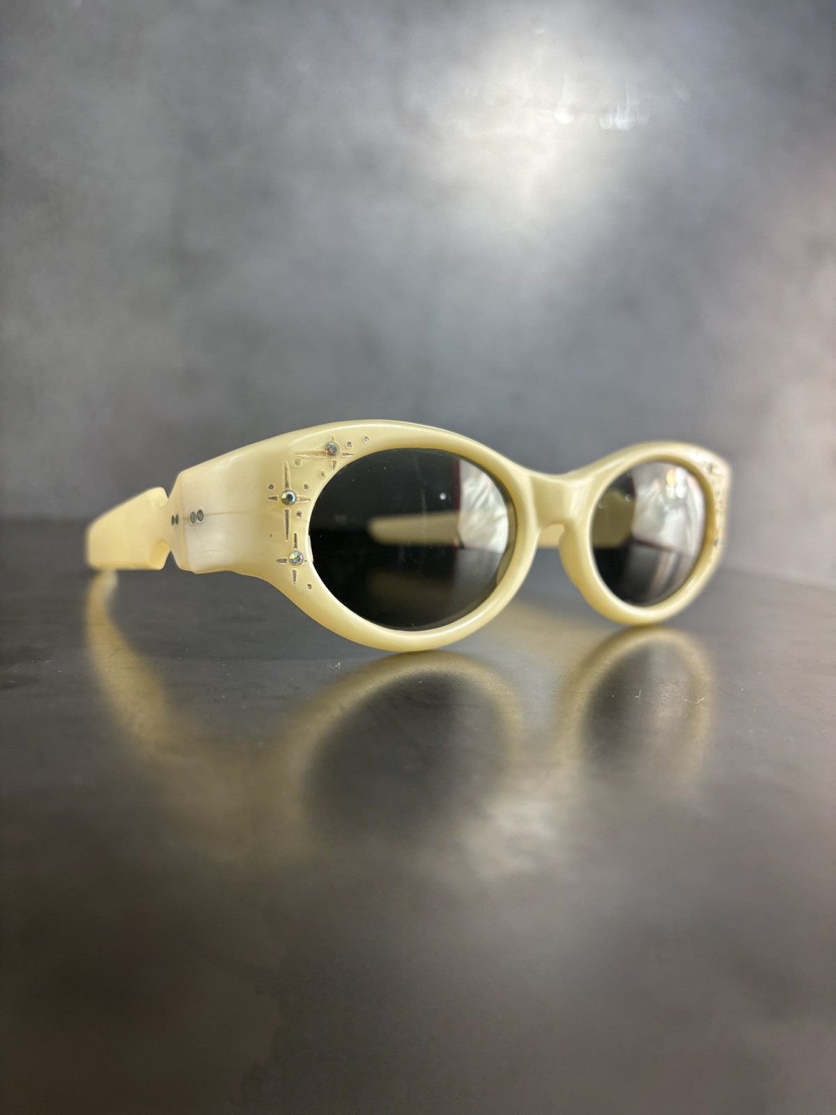 American Optical × Polaroid × Vintage 1950s Cool-Ray Polaroid Sunglasses 1960s Vintage Jewelled Size ONE SIZE - 2 Thumbnail