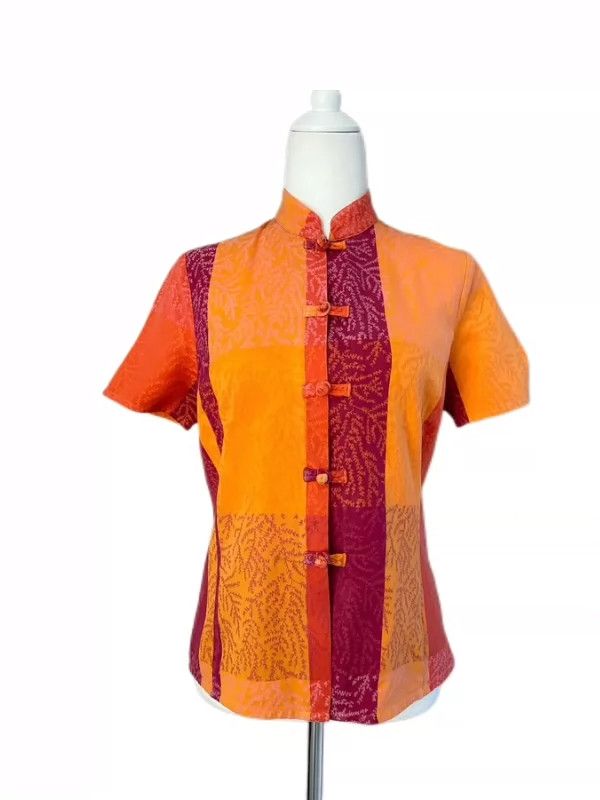 Kenzo KENZO Rare Chinese and Japanese Zen-inspired floral patchw Size S / US 4 / IT 40 - 1 Thumbnail