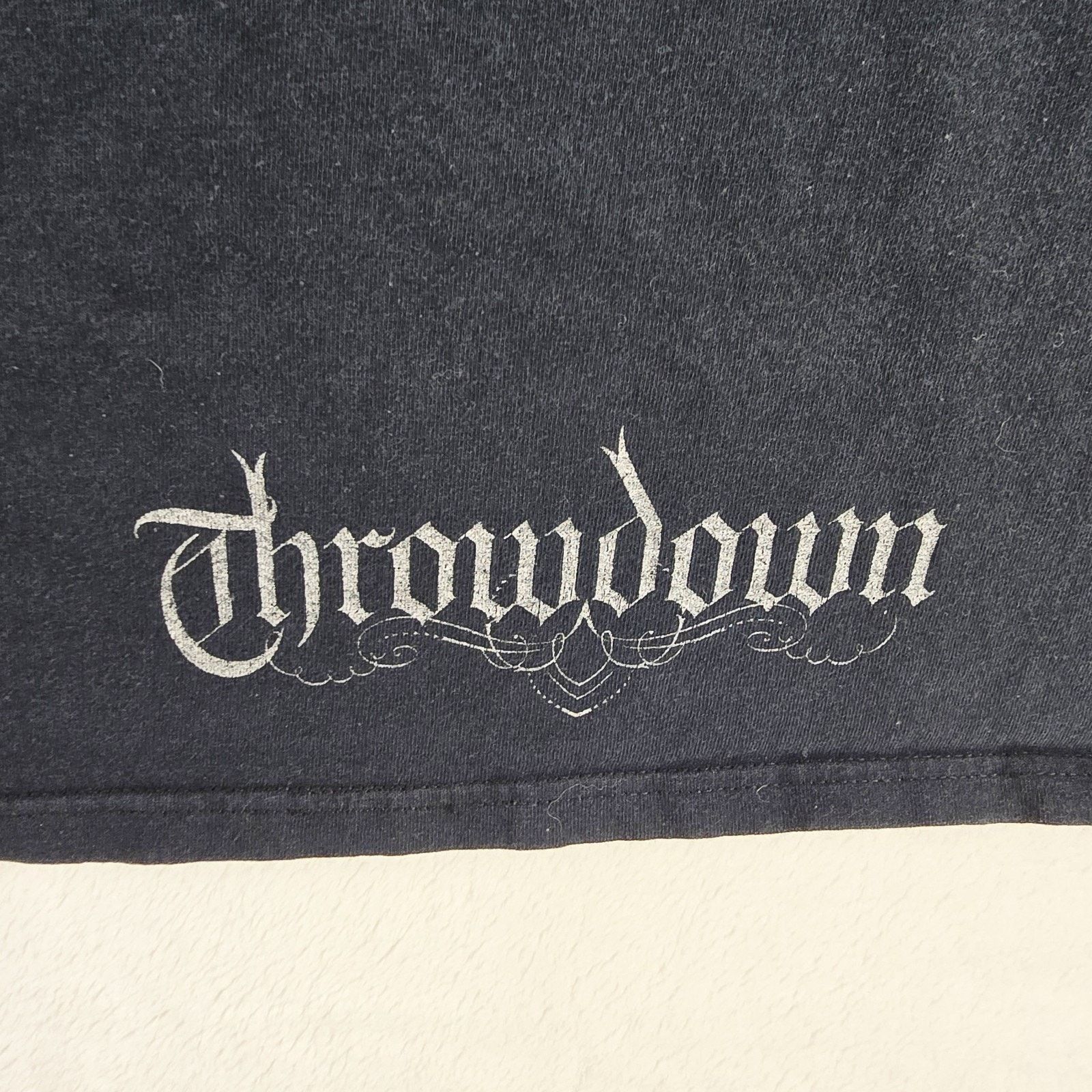 Jerzees Vintage Throwdown Straight Edge Shirt Mens Medium Punk Band Size US M / EU 48-50 / 2 - 7 Thumbnail