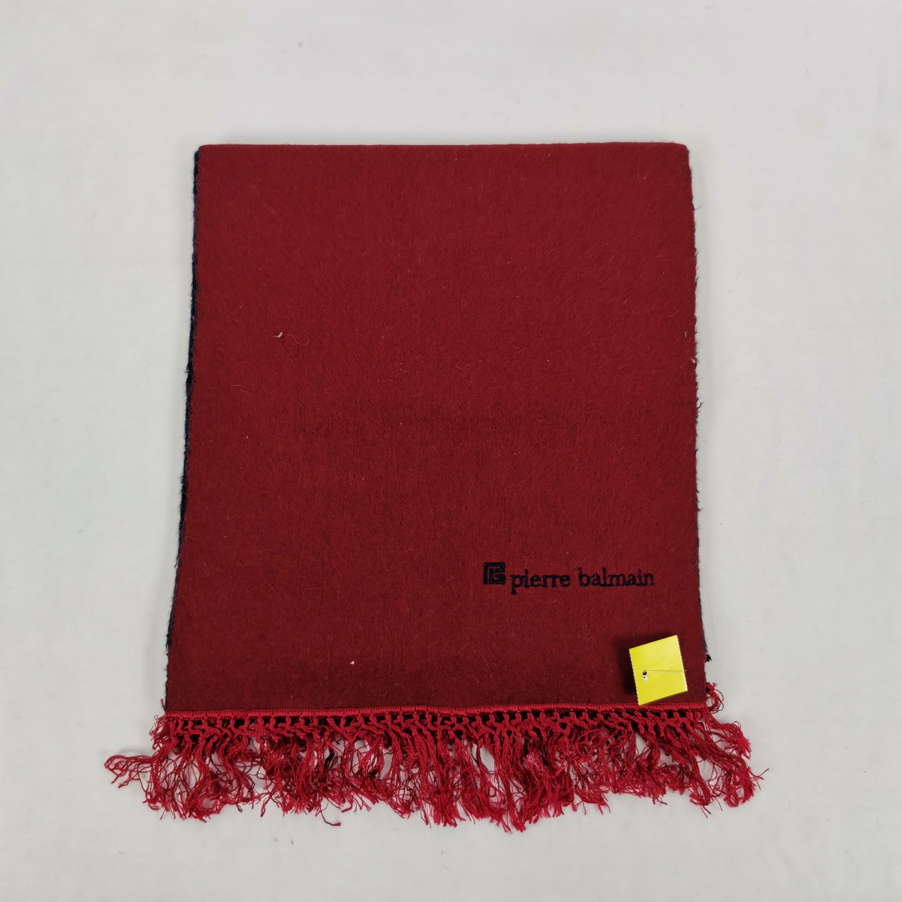 Japanese Brand Vintage Pierre Balmain Wool Scarf Muffler Winter - . Size ONE SIZE - 2 Thumbnail