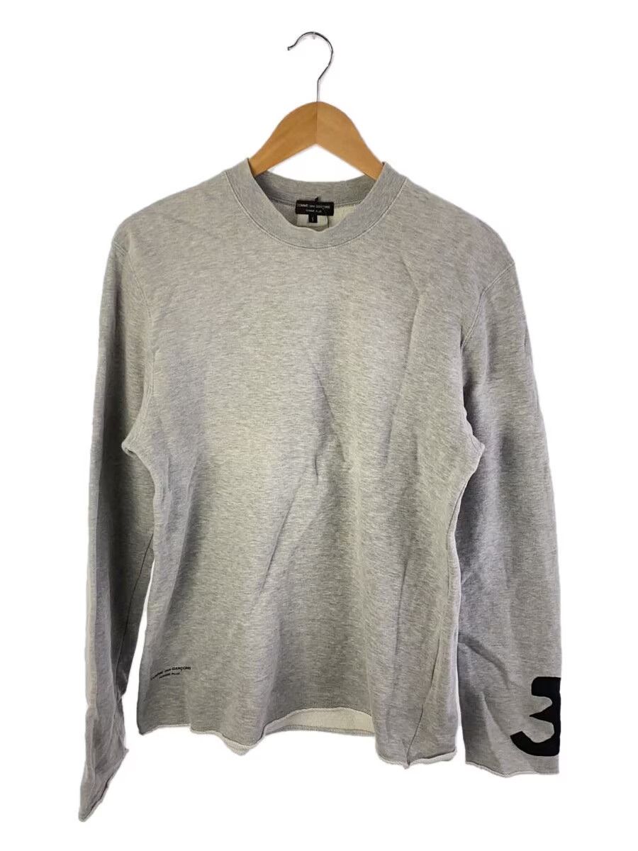 Comme des Garcons × Comme des Garcons Homme Plus Numbers Raw Hem Sweatshirt Size US S / EU 44-46 / 1 - 1 Thumbnail
