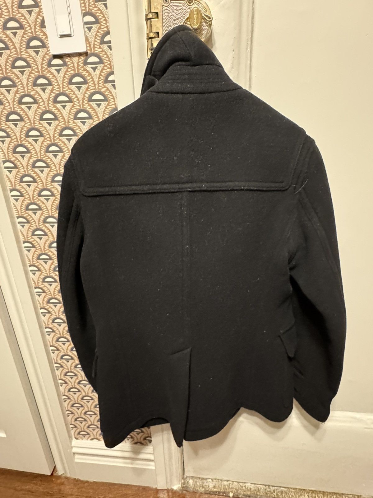 Burberry Burberry Brit Wool Peacoat Size US M / EU 48-50 / 2 - 2 Thumbnail