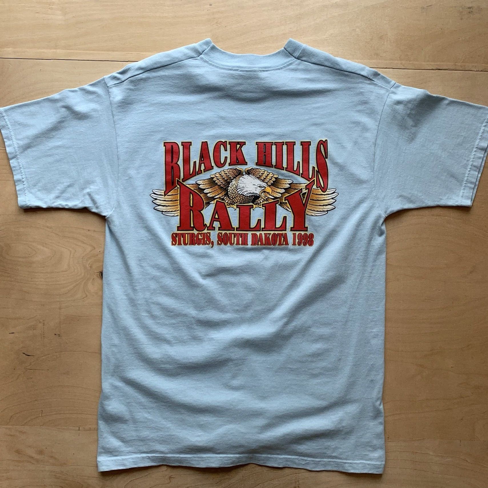Vintage VINTAGE Sturgis Motorcycle Rally Shirt L Blue 90s Biker Punk Art South Dakota Shirt Mens Large Blue 90s Biker Motorcycle Punk Art Size US L / EU 52-54 / 3 - 5 Thumbnail
