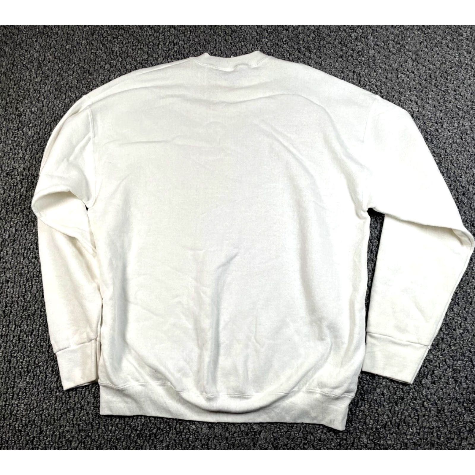 Fruit Of The Loom VTG Statue of Liberty Colors Will Not Run Sweatshirt Adult XL White 50/50 USA Size US XL / EU 56 / 4 - 2 Thumbnail
