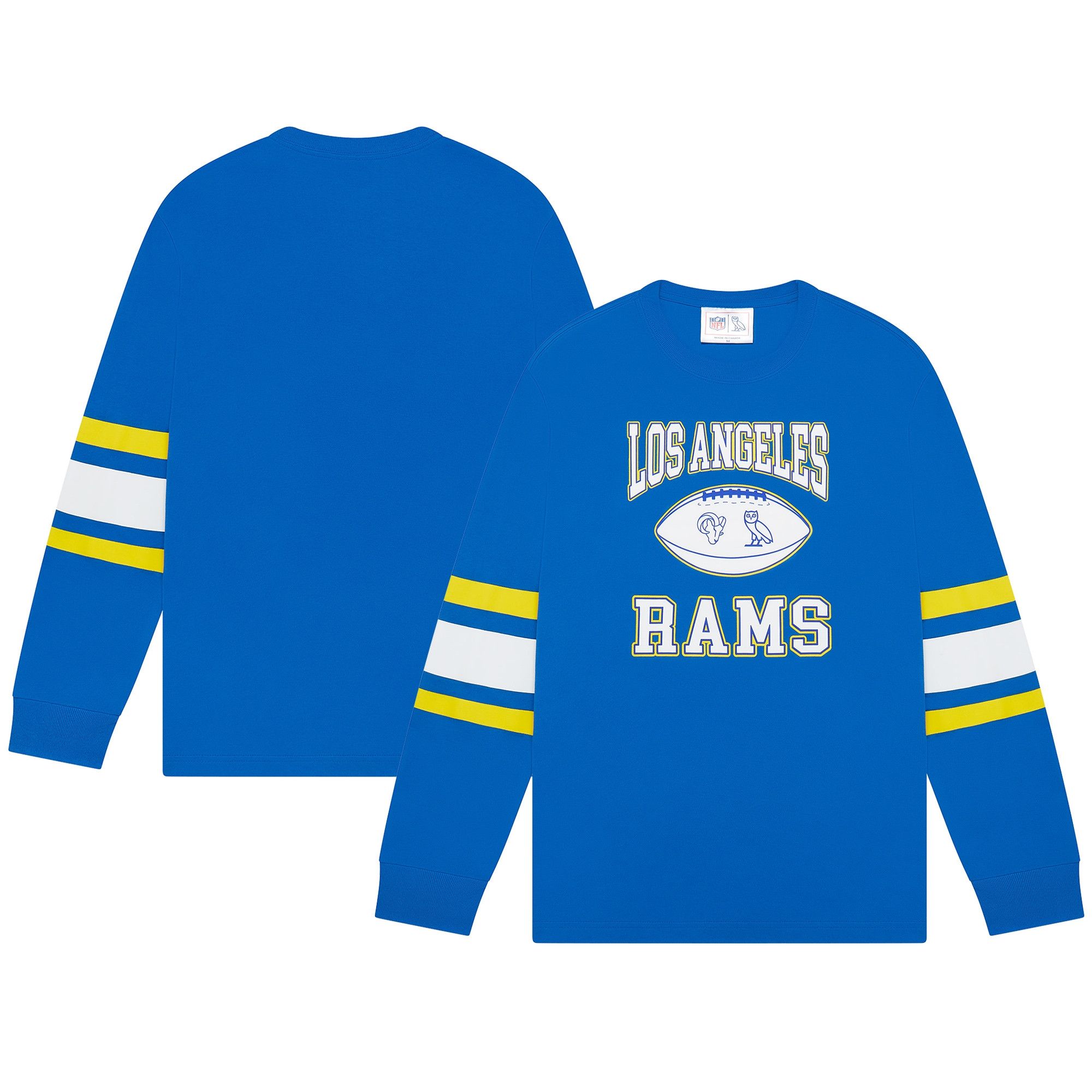 NFL × October's Very Own OVO x NFL Los Angeles Rams Longsleeve T-Shirt LA NWT Size US M / EU 48-50 / 2 - 6 Thumbnail