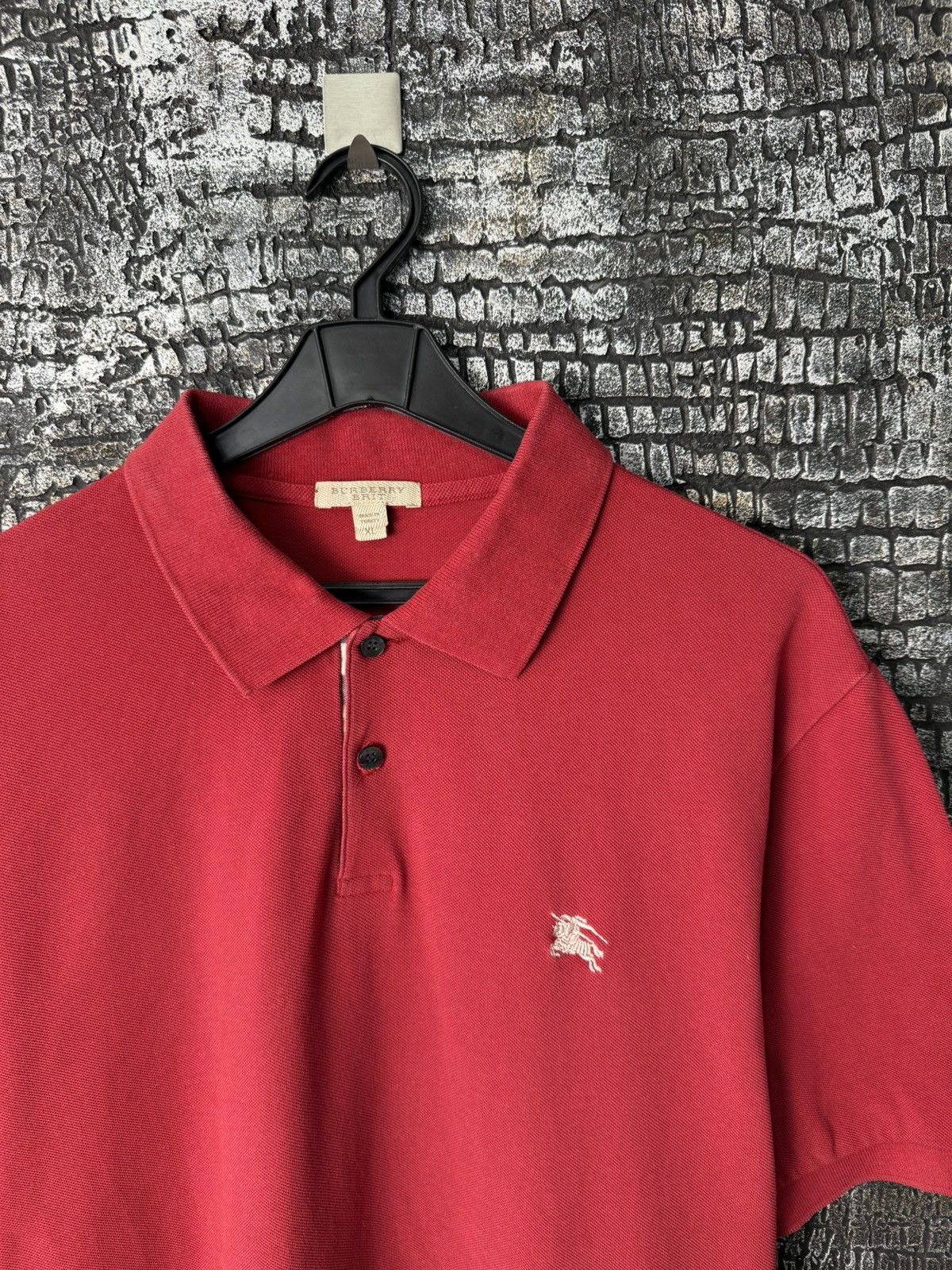 Burberry Vintage Burberry Polo T-shirt Logo Size US XL / EU 56 / 4 - 7 Thumbnail