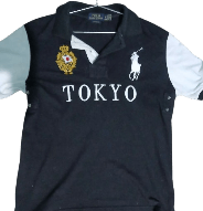 Polo Ralph Lauren Black Tokyo Chief Keef Ralph Lauren Polo Shirt Size US XL / EU 56 / 4 - 2 Thumbnail