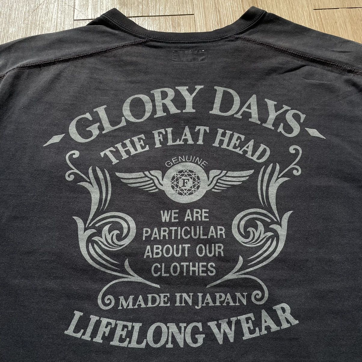 The Flat Head RARE Faded 🇯🇵 2000s The Flat Head Pocket Tee shirt V-neck Size US S / EU 44-46 / 1 - 3 Thumbnail