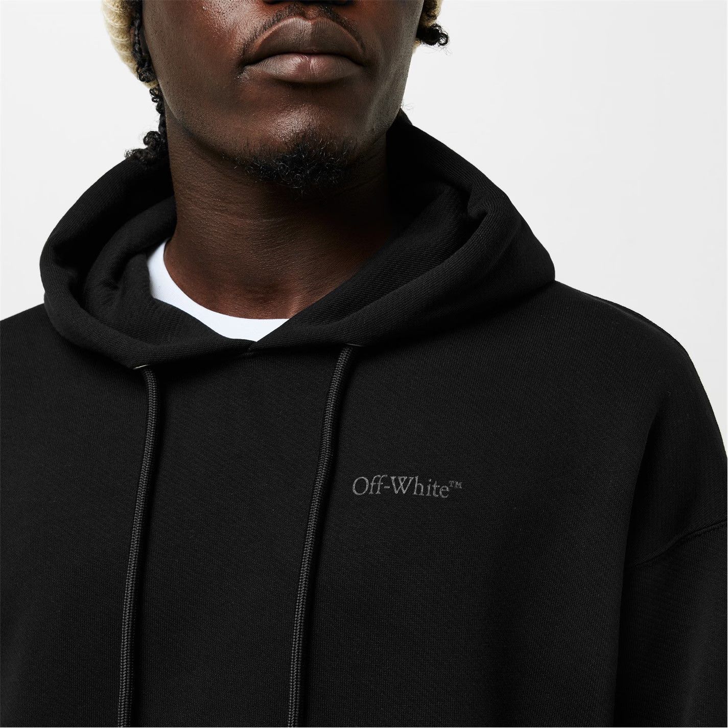 Off-White o1g2r1mq0226 Skate Pull Over Hoodie In Black Size US M / EU 48-50 / 2 - 5 Thumbnail