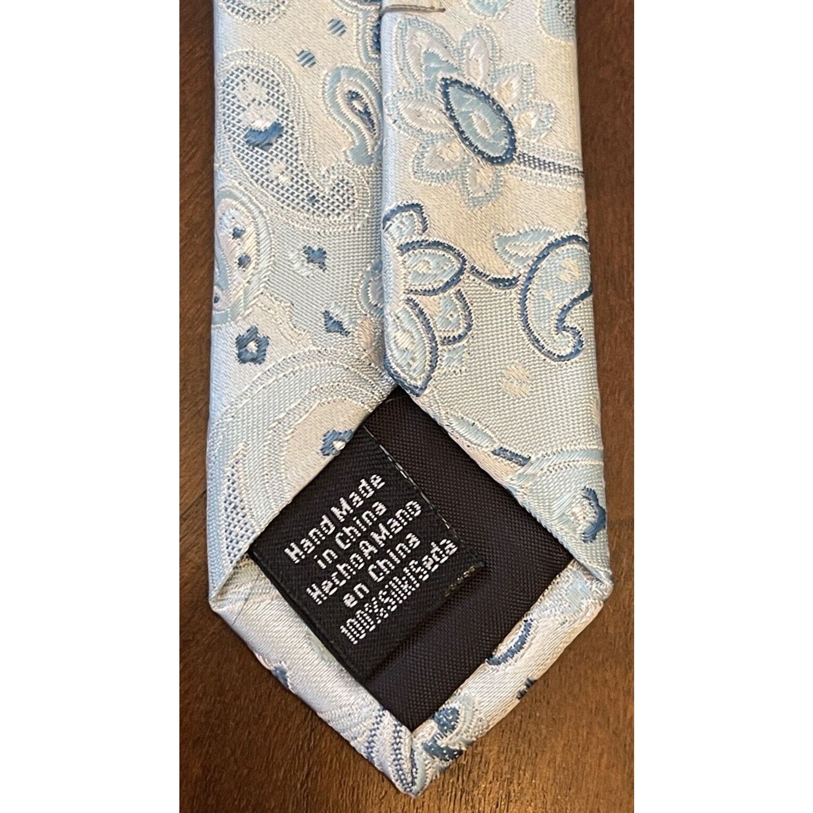 Croft & Barrow Croft & Barrow Blue Hand Made 100% Silk Made In China Size ONE SIZE - 7 Thumbnail