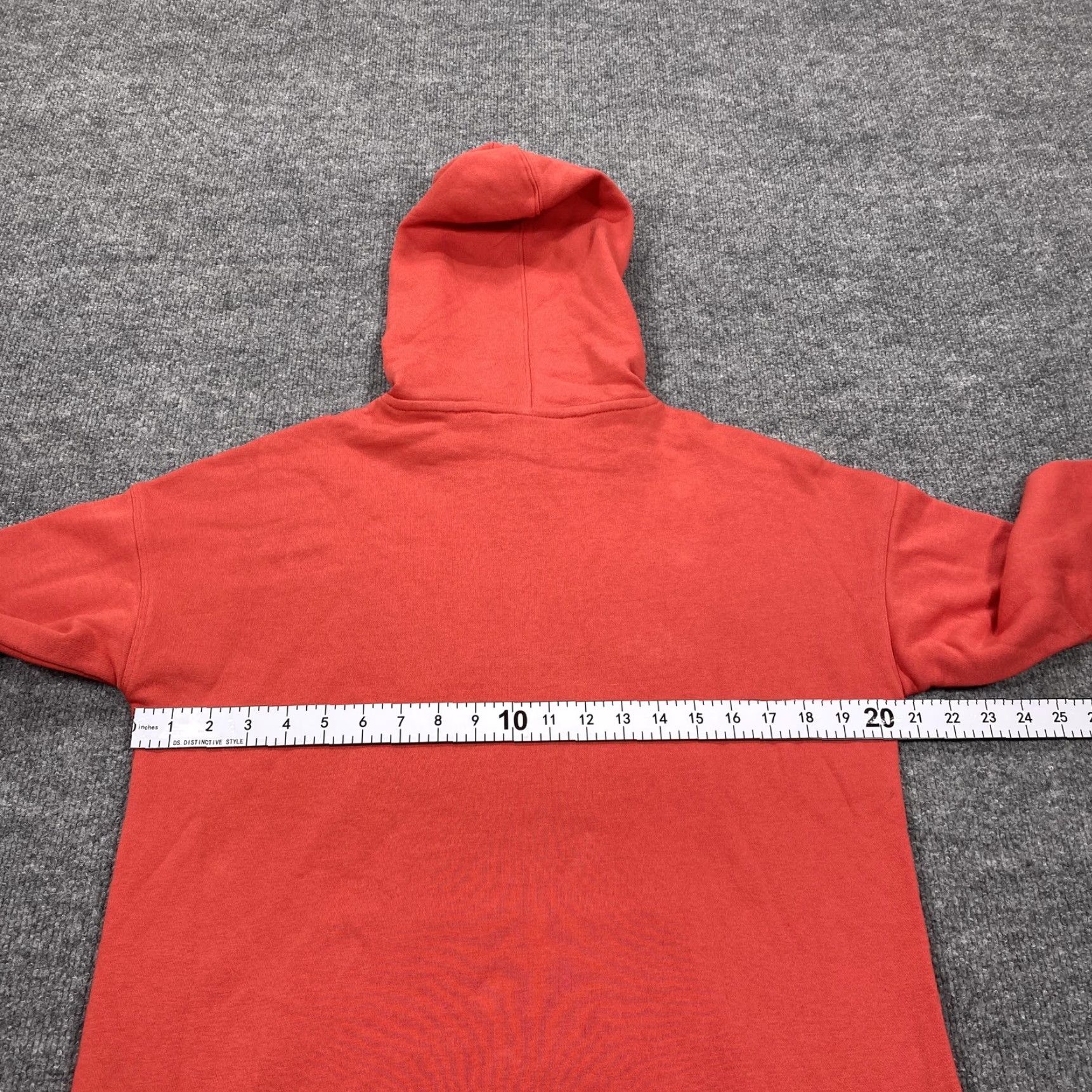 Reebok Reebok Hoodie Mens S Rococco Red Pullover Fleece Graphic Logo Hooded Pockets Casual Autumn Mens Size US S / EU 44-46 / 1 - 7 Thumbnail