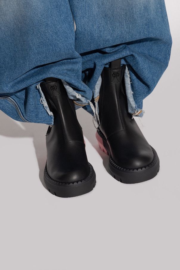 Gucci o1s1wg110225 Women's Ankle Boots in Black Size US 10.5 / IT 40.5 - 3 Thumbnail
