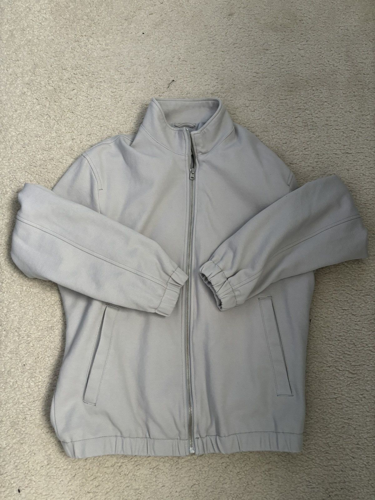 Zara Gray Classy Bomber Jacket Size US M / EU 48-50 / 2 - 1 Thumbnail