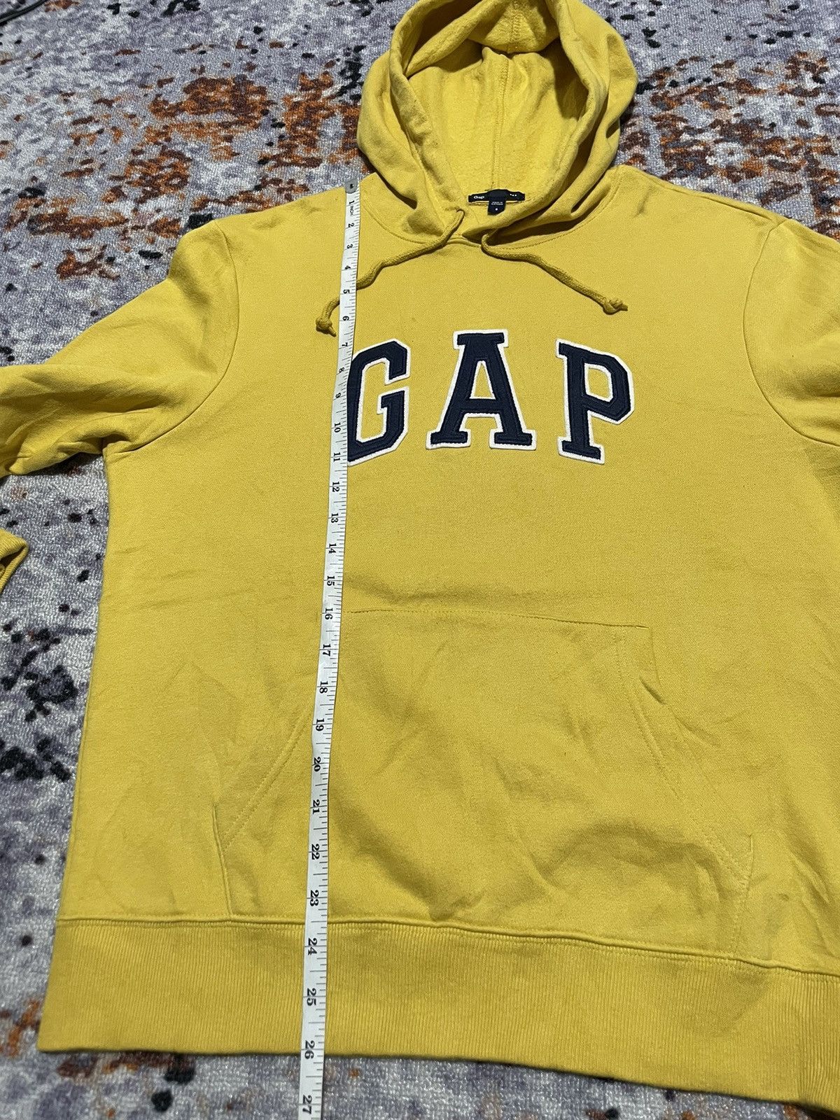 Gap × Japanese Brand RARE Item Gap Hoodie Yellow S to M fit L Size US S / EU 44-46 / 1 - 7 Thumbnail