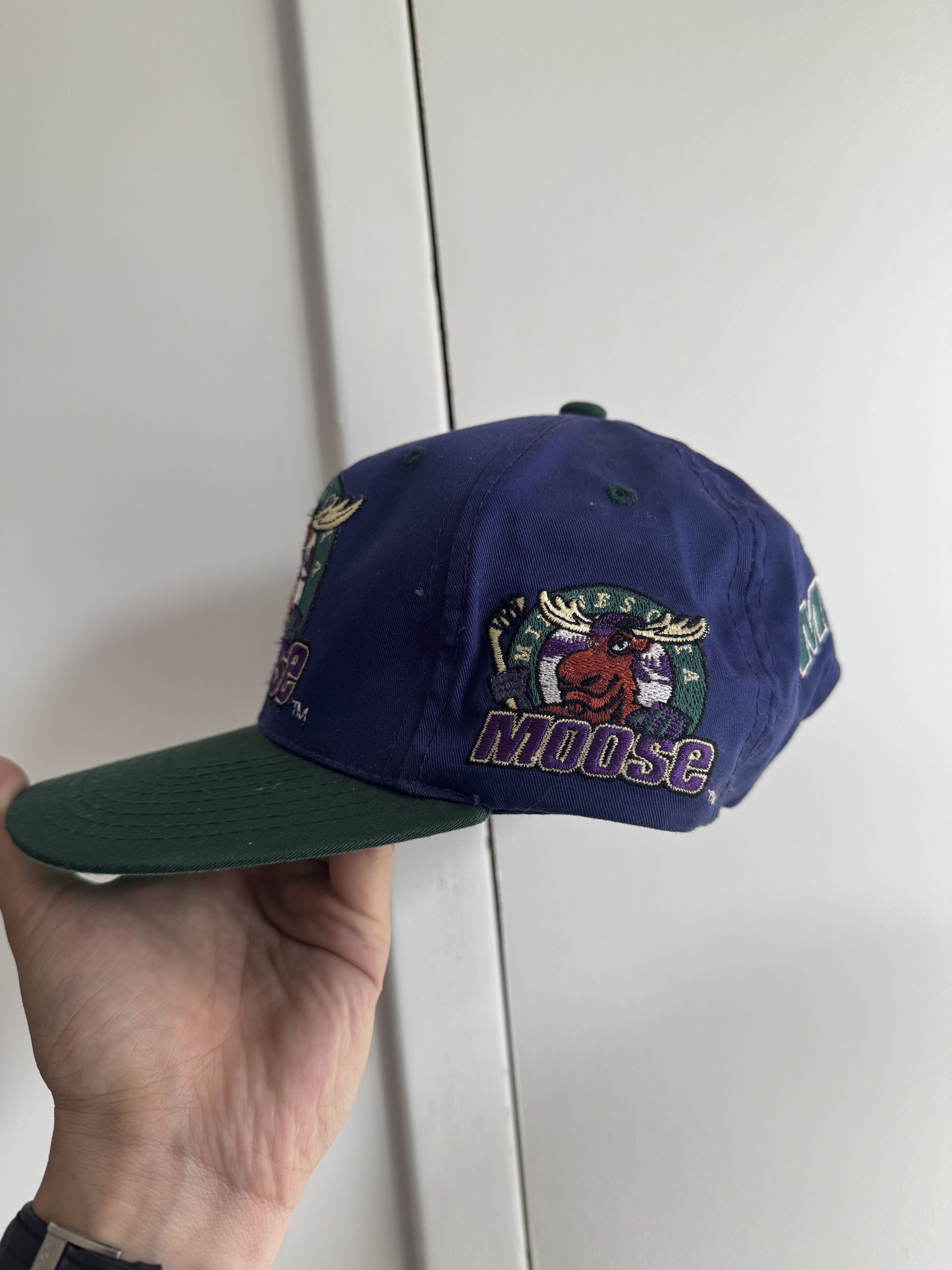 NHL Vintage 90s Minnesota Moose Hat Size ONE SIZE - 2 Thumbnail