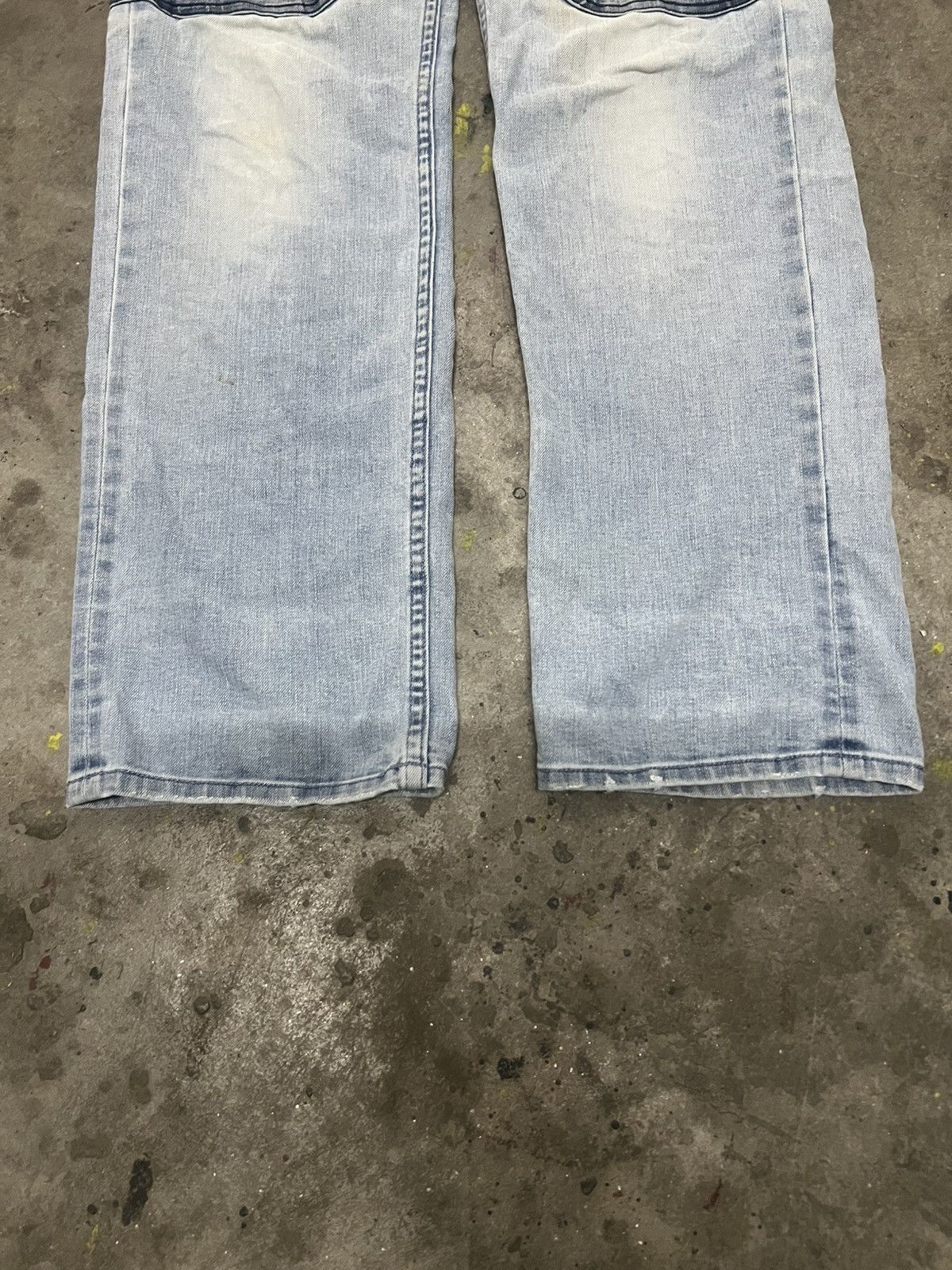 Designer × Issey Miyake TSUMORI CHISATO DOUBLE POCKET DISTRESSED DENIM PANT Size US 28 / EU 44 - 6 Thumbnail