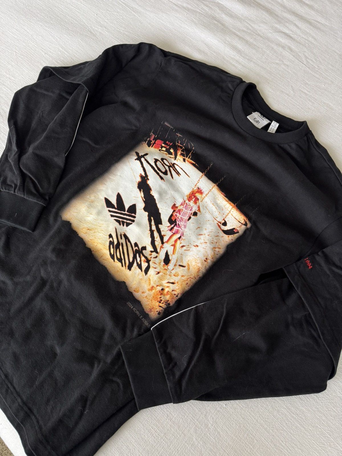 Adidas Adidas x KoRn Longsleeve Size US XL / EU 56 / 4 - 9 Thumbnail