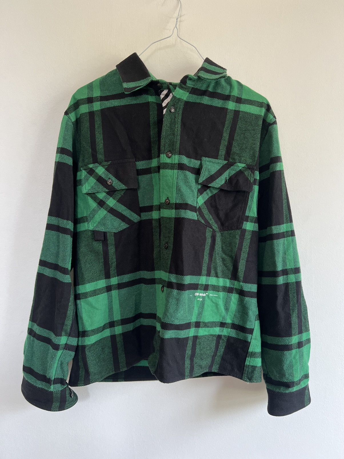 Off-White Off white Green flannel Size US M / EU 48-50 / 2 - 3 Thumbnail