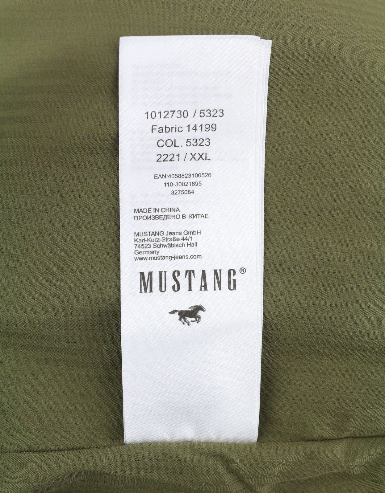 Mustang DANIEL QUILTED SJ 2XL Dark Blue Snap Neck 88013 Size US XXL / EU 58 / 5 - 12 Thumbnail