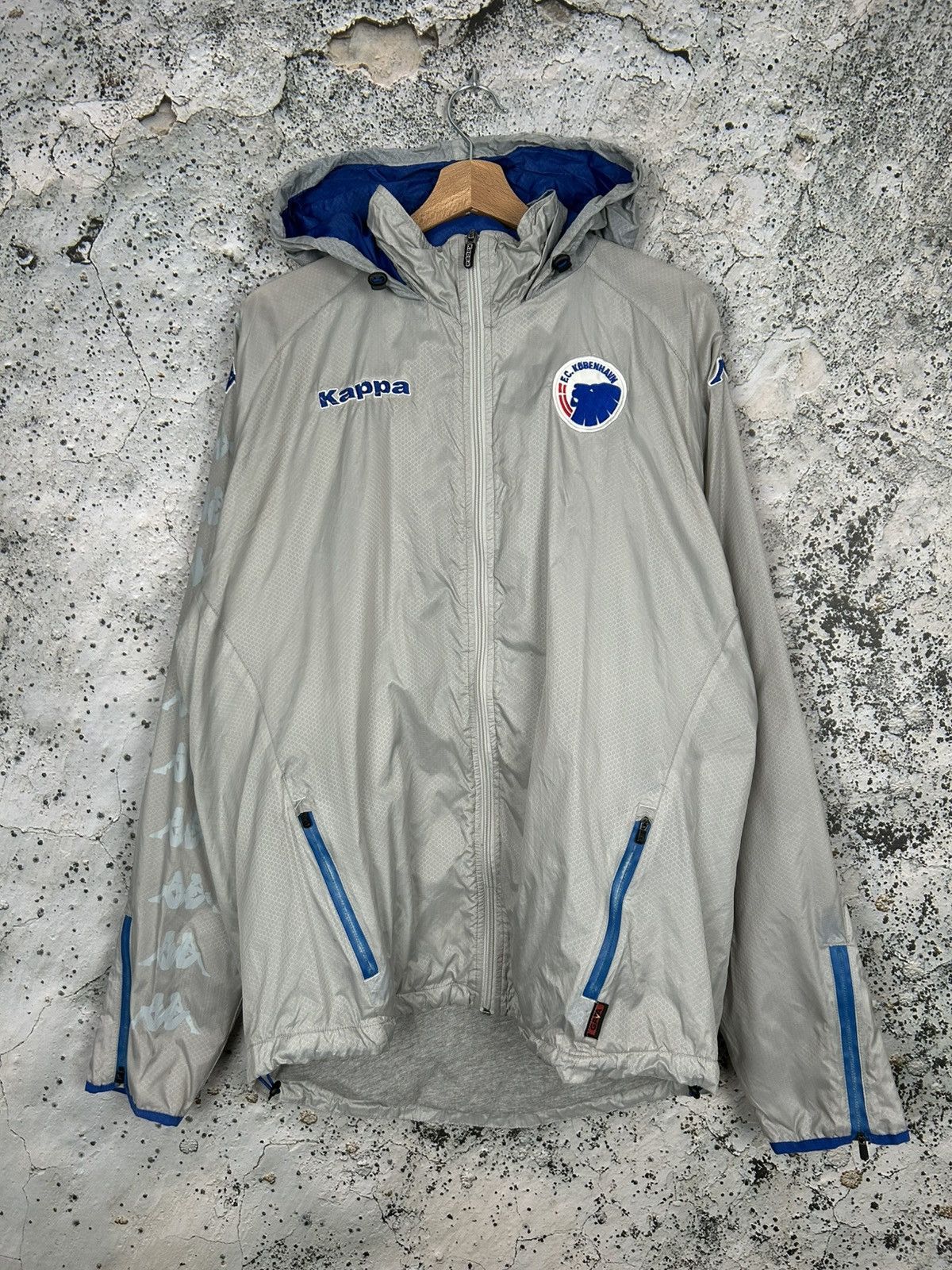 Kappa Vintage FC Kjobenhavn Football Kappa Soccer Light Jacket 90s Size US XL / EU 56 / 4 - 1 Thumbnail