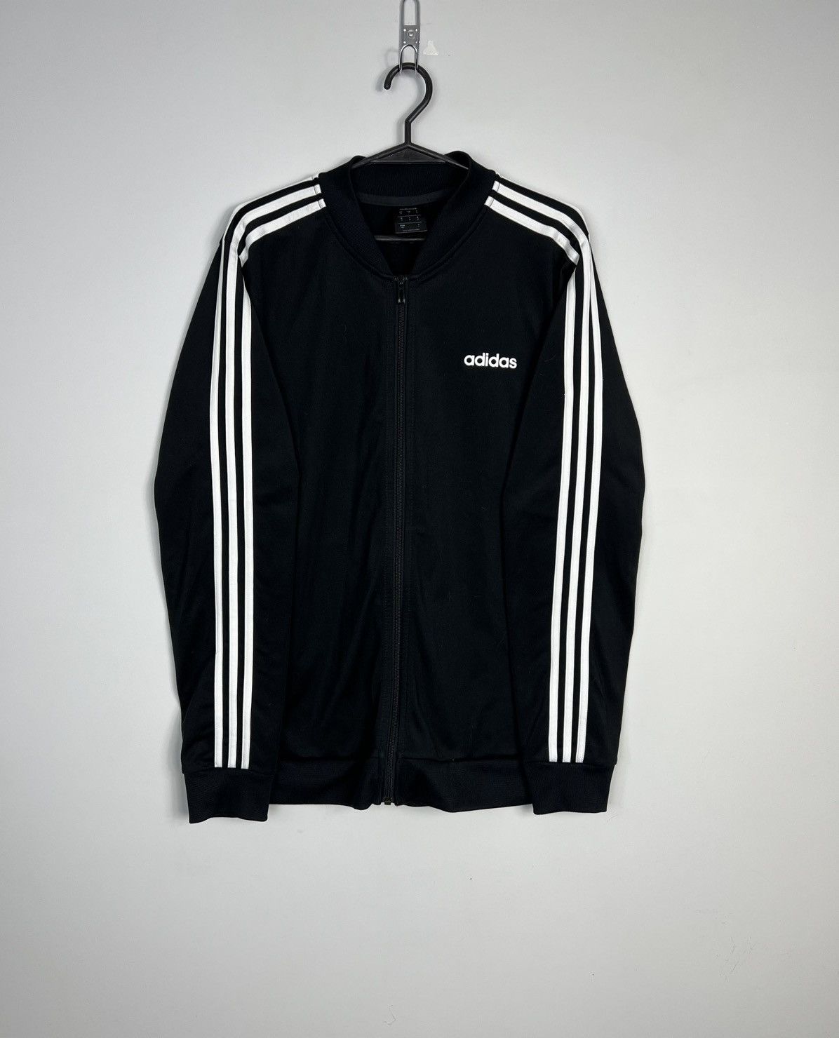 Adidas Sweatshirt Adidas Stripes Vintage 90’s Zipped Unisex Size US M / EU 48-50 / 2 - 1 Thumbnail
