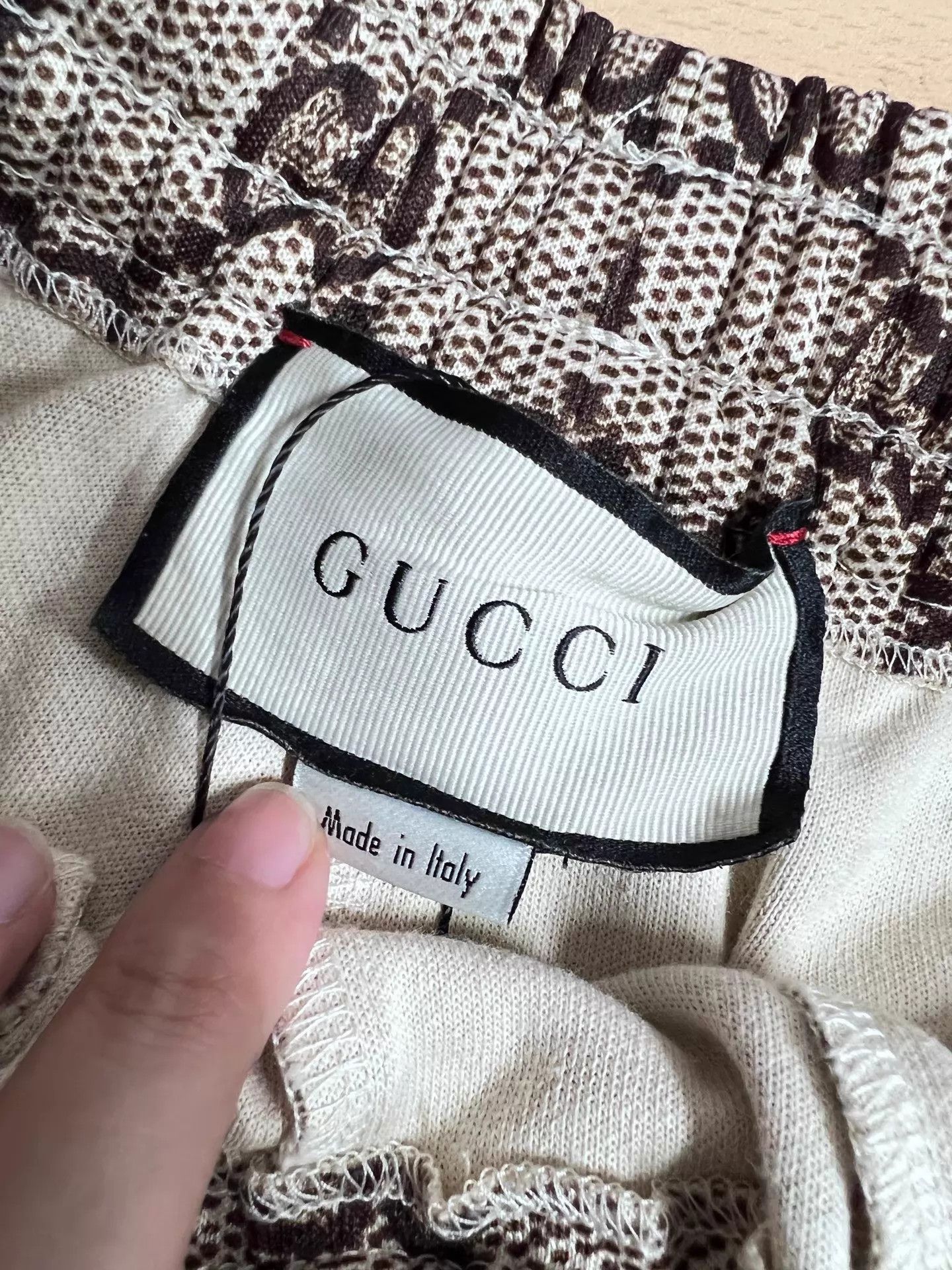 Gucci Gucci Logo Allover Drawstring Cuffed Knit Joggers S Size 26" / US 2 / IT 38 - 4 Thumbnail