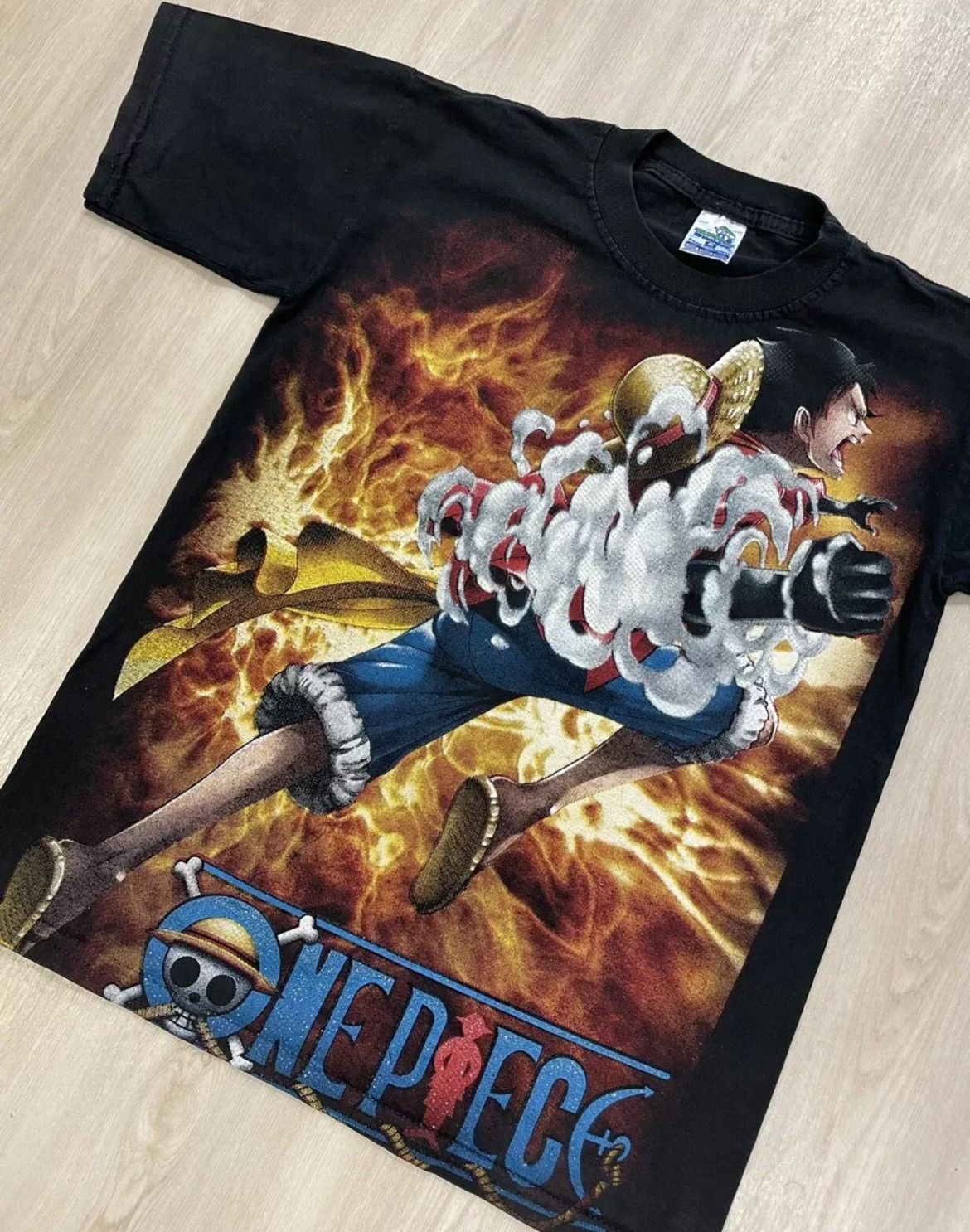 Hypebeast × Vintage Vtg One Piece Anime Mexican BootDouble Sided AOP Youth XL Size US XS / EU 42 / 0 - 2 Thumbnail