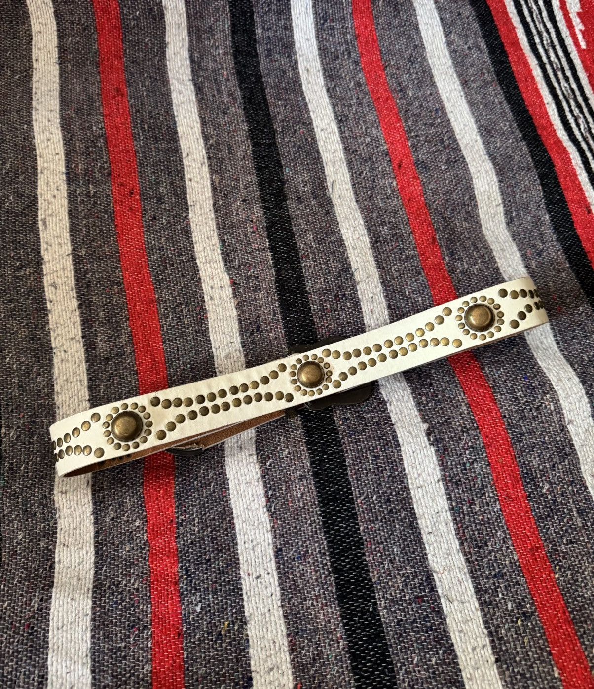 Cowboy Equipment Vintage Women’s Genuine Leather Western Studded Cowboy Belt Size ONE SIZE - 4 Thumbnail