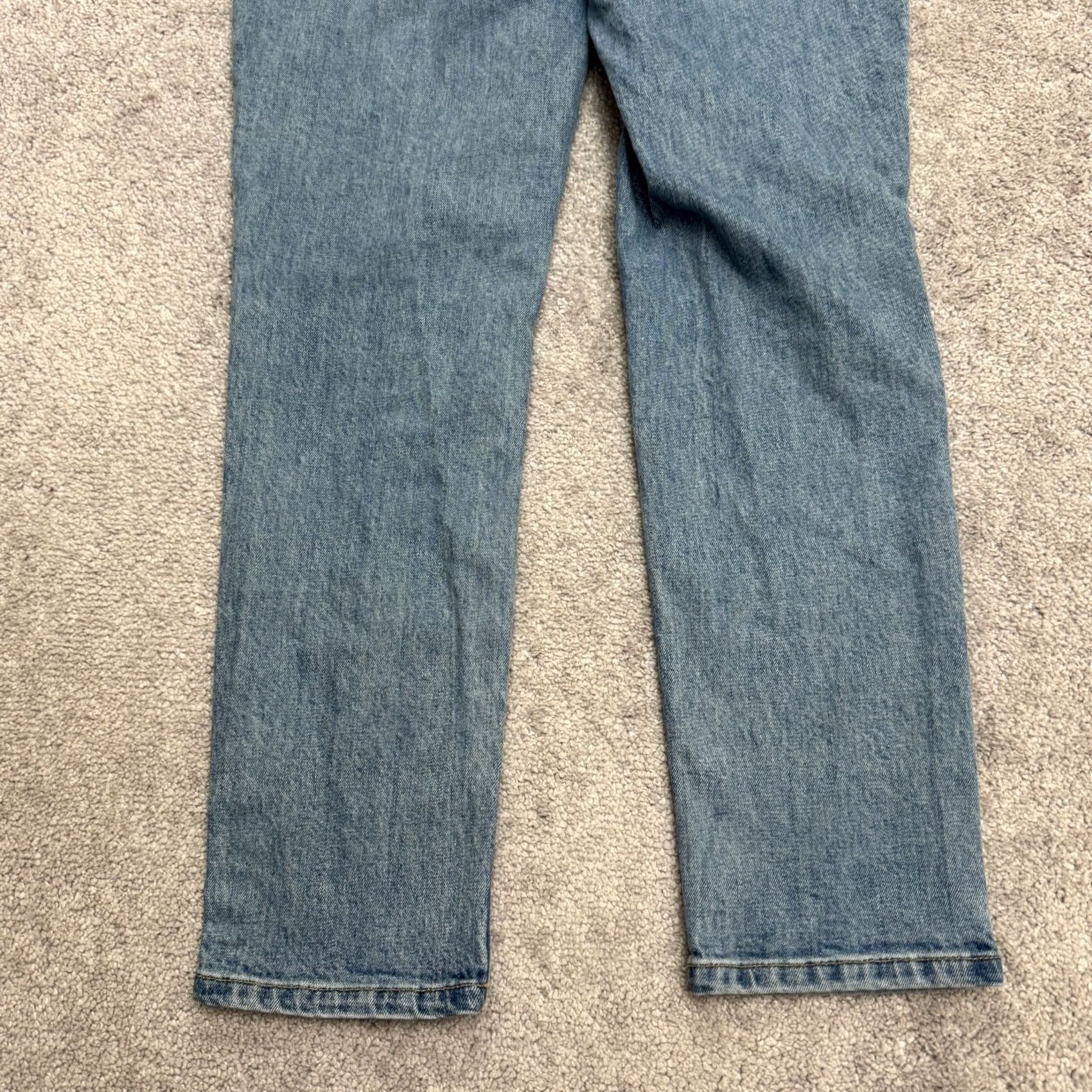 Everlane Everlane The Slim Fit Jean Denim Blue 28x28 Medium Wash Womens Straight Jeans 5-Pocket Stretch Size 28" / US 6 / IT 42 - 5 Thumbnail