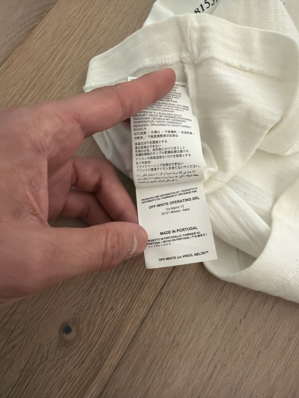 Off-White Offwhite white Mona, Lisa T-shirt, size medium Size US M / EU 48-50 / 2 - 1 Thumbnail