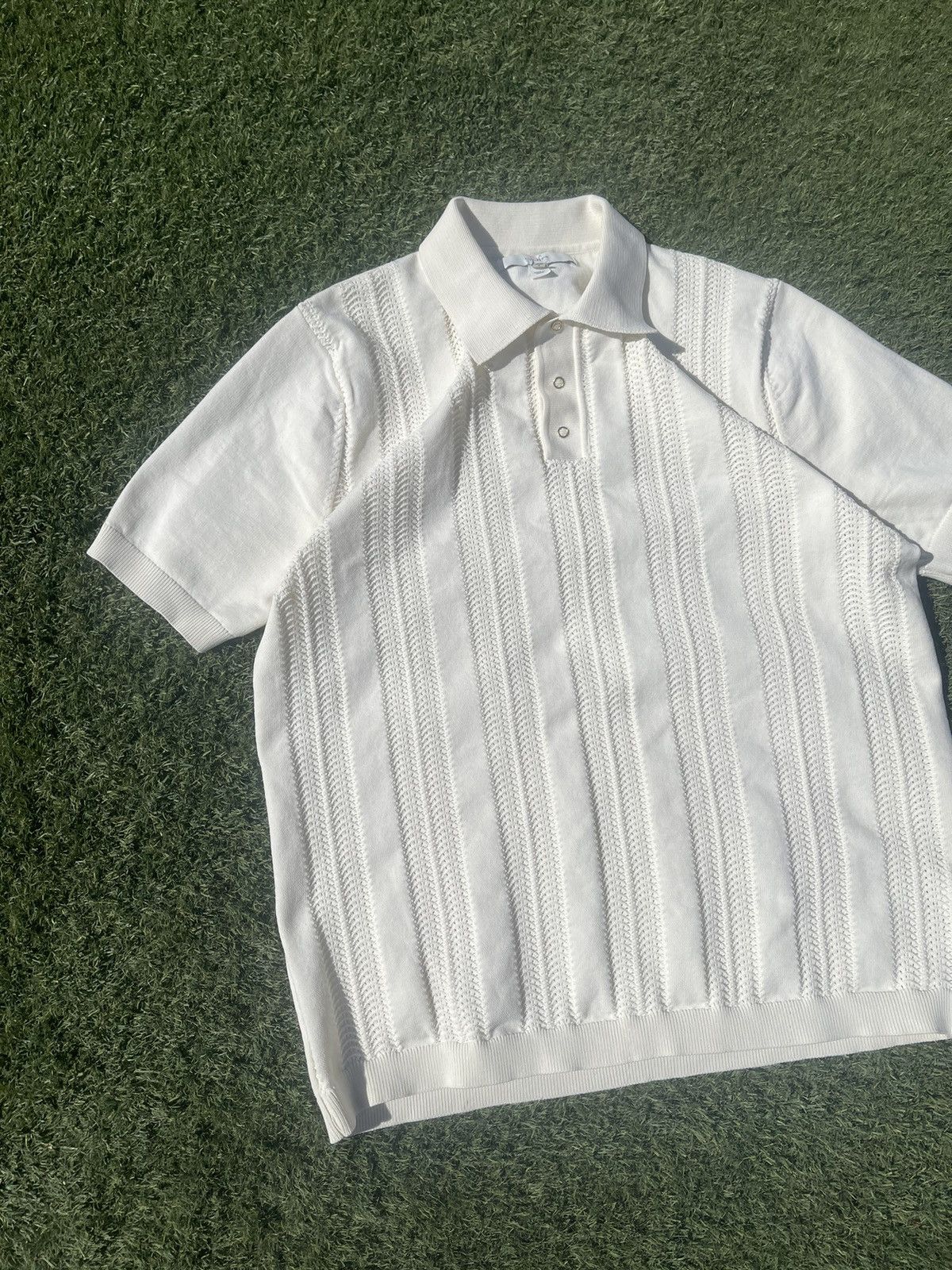 Supreme Supreme Plaid Knit Polo Shirt | Grailed