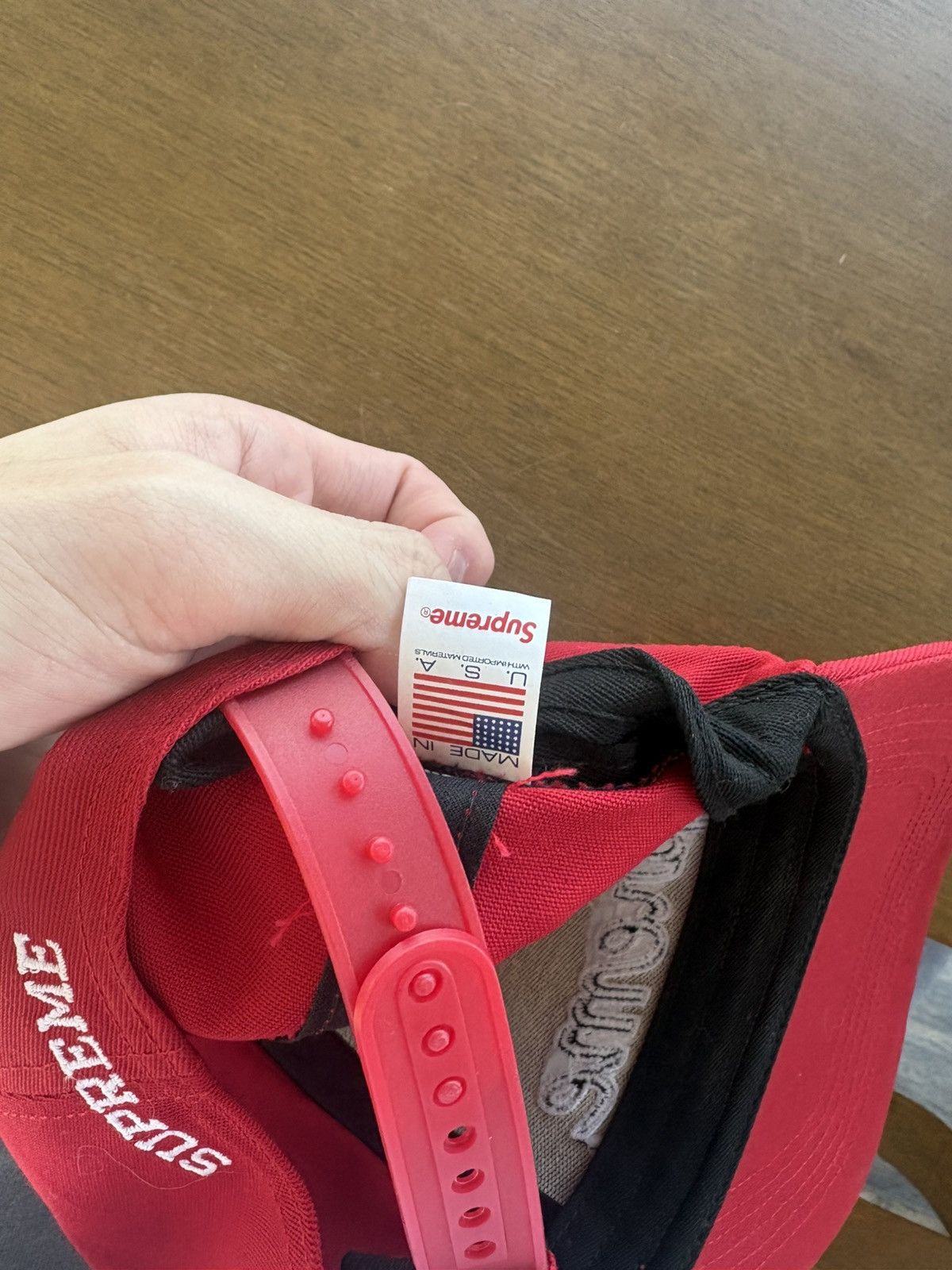 Supreme Supreme Classic Team 5-Panel Hat FW22 Red Size ONE SIZE - 4 Thumbnail