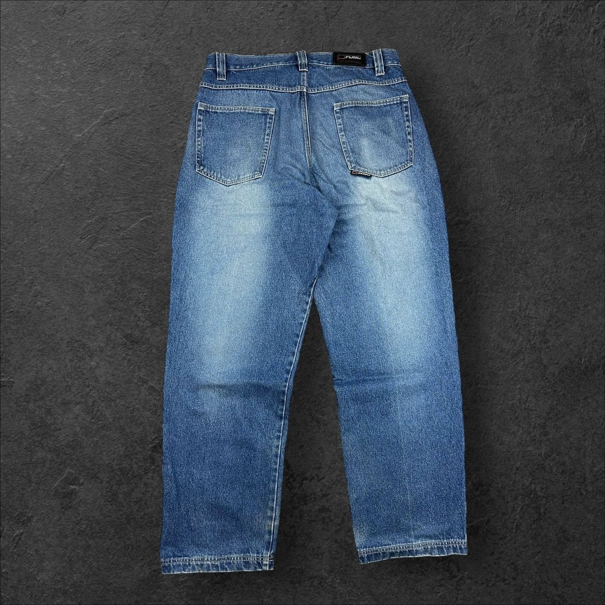 Fubu × Vintage Vintage Fubu Baggy Jeans Denim Rap Skate Pants w36 l34 Size US 36 / EU 52 - 2 Thumbnail