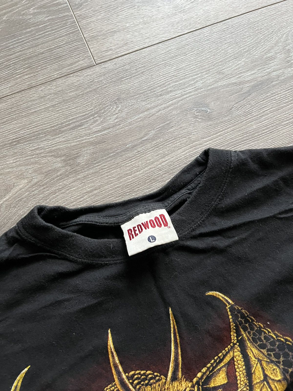 Band Tees × Vintage Vintage 💥 Dragon Medieval Faded T Shirt Size US L / EU 52-54 / 3 - 6 Thumbnail