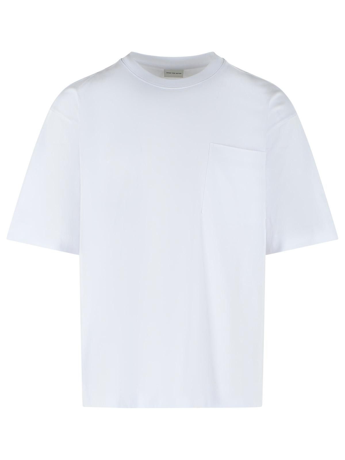 DRIES VAN NOTEN 'Heso' White Cotton T-Shirt