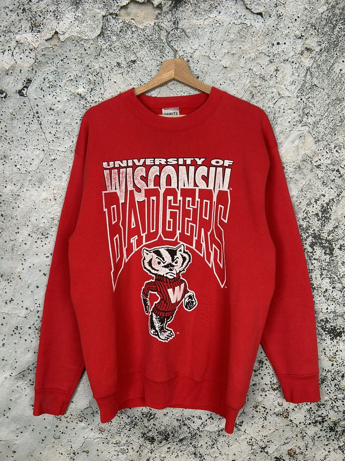 Vintage Vintage University Of Wisconsin Badgers Archive Sport 90s Size US L / EU 52-54 / 3 - 1 Thumbnail
