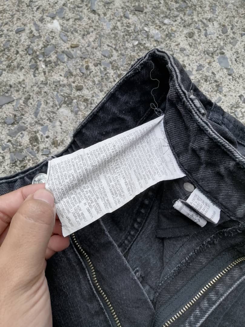 Zara Zara Black Denim Jeans Size US 26 / EU 42 - 8 Thumbnail