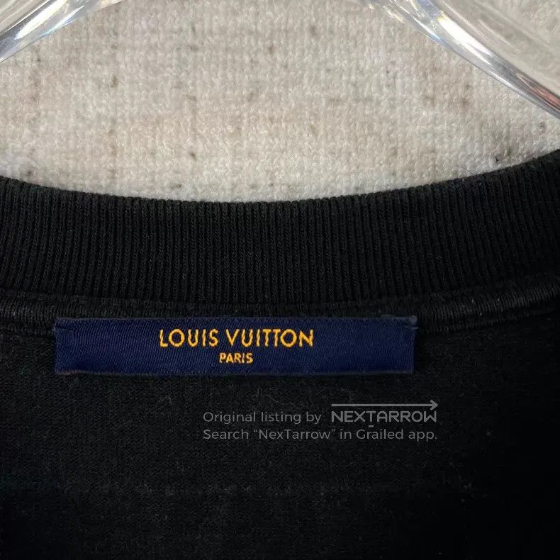 Louis Vuitton Louis Vuitton Solid cut-out logo pocket crew neck short sl Size US XXL / EU 58 / 5 - 4 Thumbnail