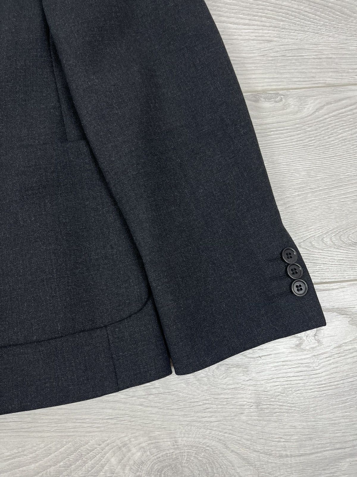 Vintage Max Mara Italy Vintage Black Wool Blazer Jacket Size XL / US 12-14 / IT 48-50 - 4 Thumbnail