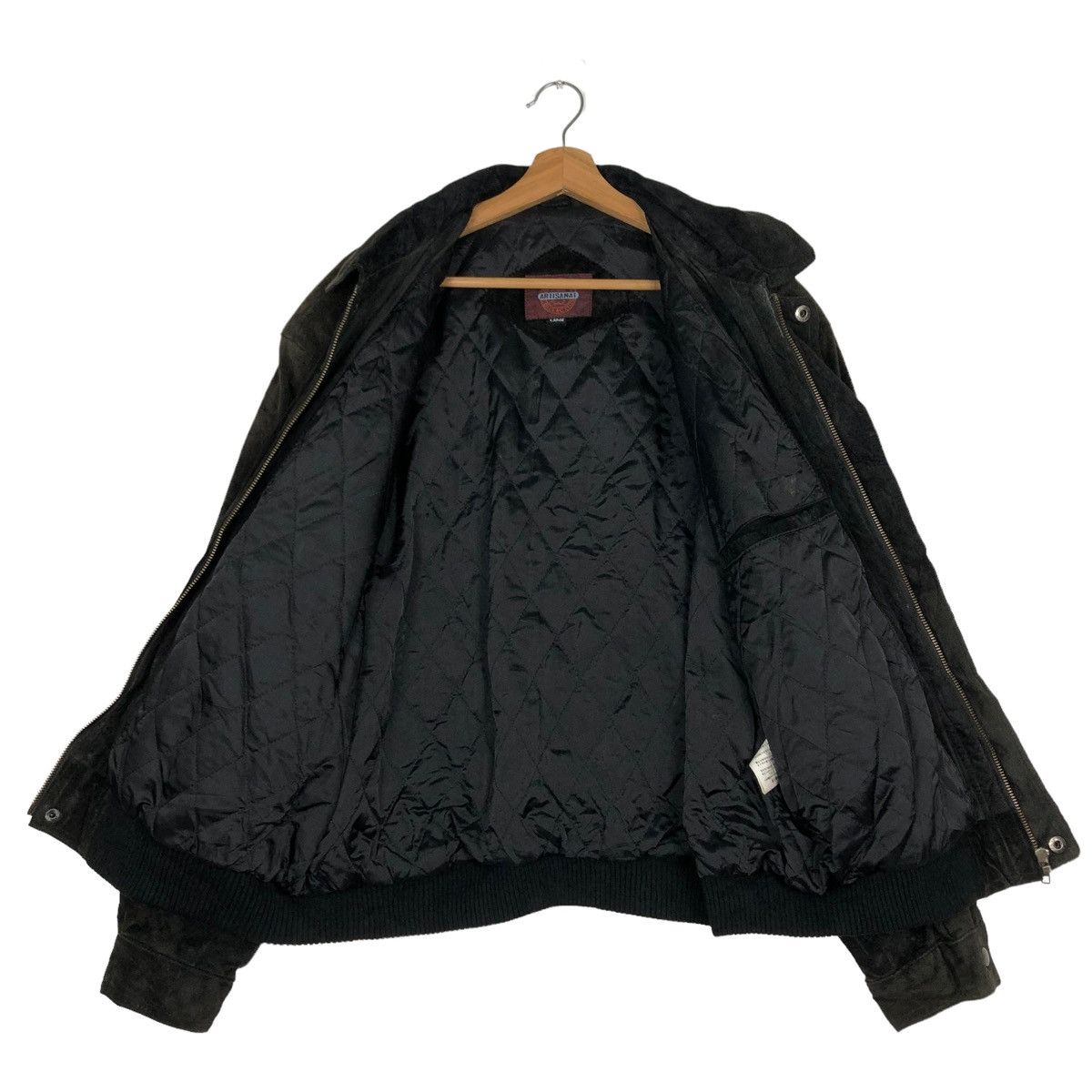 Japanese Brand 🔥VINTAGE LEATHER JACKET ARTISANAT JAPAN ISSEY MIYAKE Size US L / EU 52-54 / 3 - 13 Thumbnail