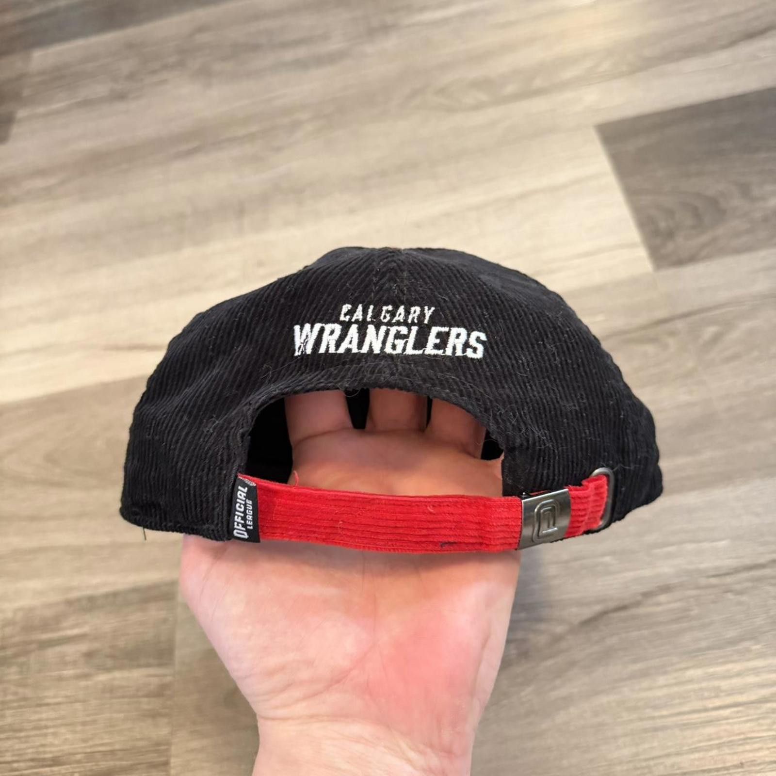 Other Calgary wranglers corduroy strap back hat OS Size ONE SIZE - 3 Thumbnail