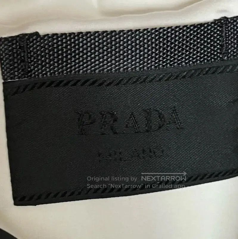 Prada Prada Men's White Cotton Jacket with Red Stripes. Size US XXL / EU 58 / 5 - 7 Thumbnail