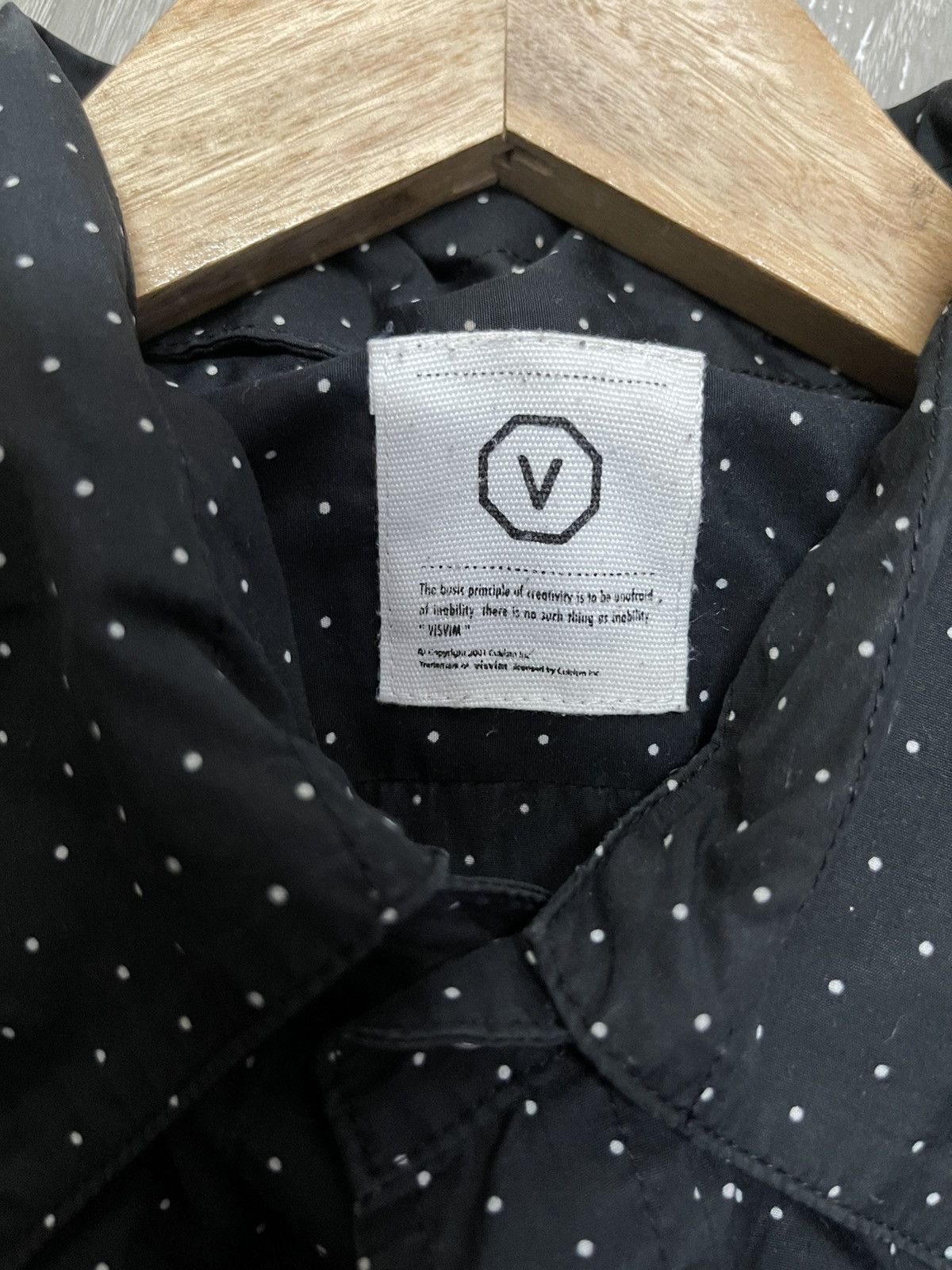 Visvim Visvim Polka dot Button Up Long Sleeve Tshirt (M) Size US M / EU 48-50 / 2 - 17 Thumbnail