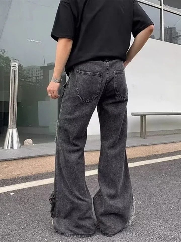 Japanese Brand × Vintage Ropa Grunge Y2K Streetwear Ripped Baggy Size US 31 - 2 Thumbnail