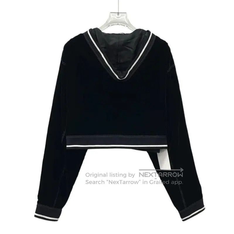 Miu Miu Miu Miu Black Velour Women's Jacket . Size M / US 6-8 / IT 42-44 - 1 Thumbnail