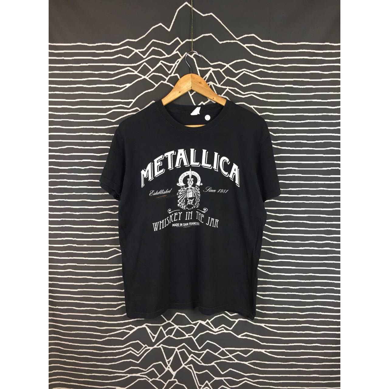Band Tees × Metallica × Vintage Metallica Whiskey in The Jar Made In San Francisco Tee Size US M / EU 48-50 / 2 - 2 Thumbnail