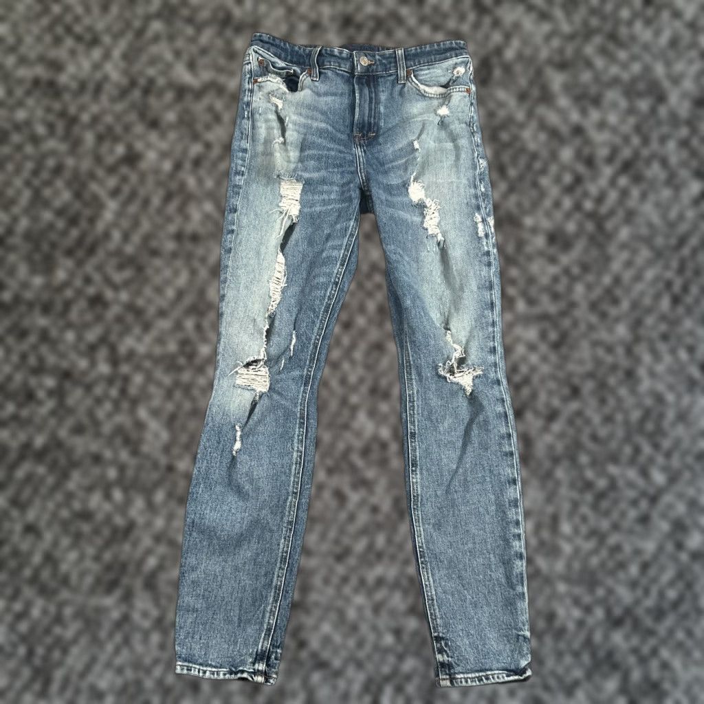 Lucky Brand VINTAGE Lucky Brand Skinny Jeans Women 6 High Rise Ankle Length Medium Wash Denim Size 28" / US 6 / IT 42 - 1 Thumbnail