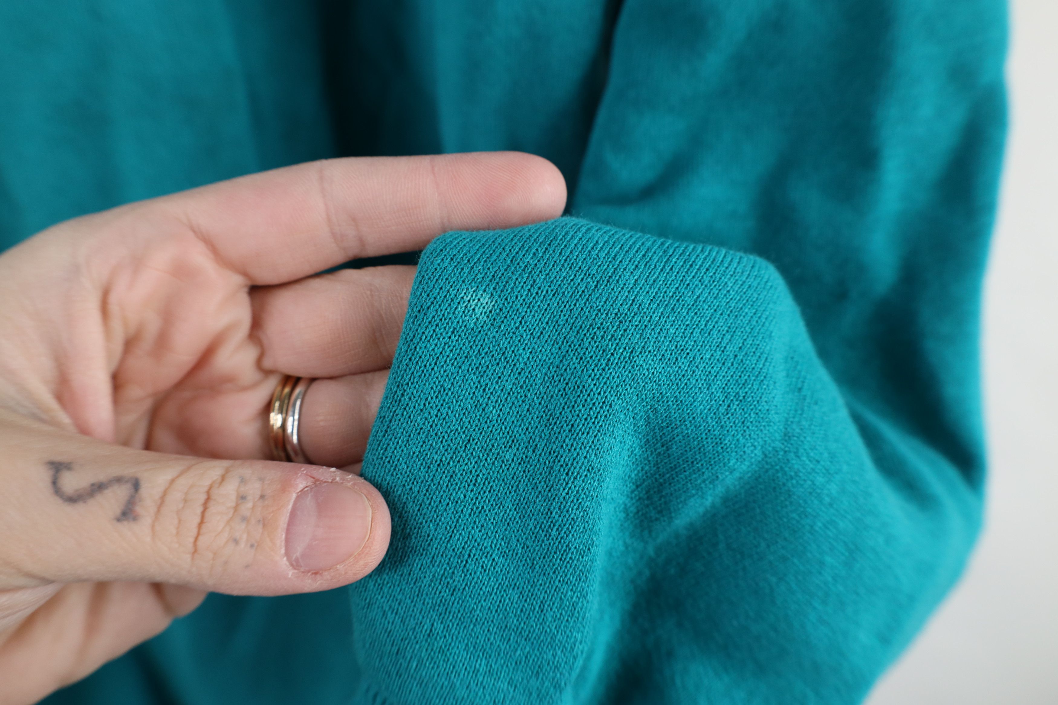 Vintage Vintage 80s 90s Streetwear Crewneck Sweatshirt Teal USA Size XL / US 12-14 / IT 48-50 - 5 Thumbnail